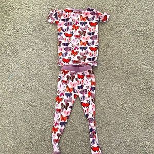 Little Sleepies Butterfly pajama set